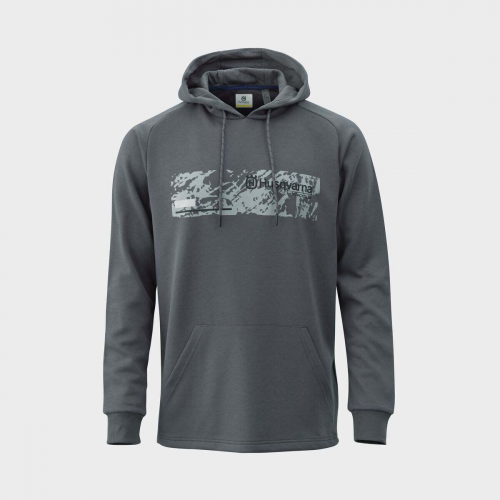 SWEATSHIRT CAPUCHE HUSQVARNA MOTORCYCLES ACCELERATE GRIS