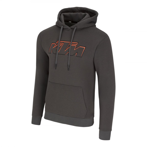 SWEATSHIRT CAPUCHE KTM ESSENTIAL GRIS FONCE