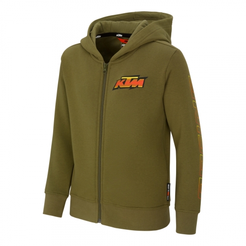 SWEATSHIRT CAPUCHE ZIPPE ENFANT KTM RACING 25