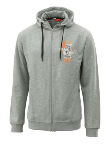 SWEATSHIRT CAPUCHE ZIPPE KTM ORANGE FLUIDS 24