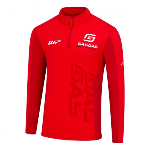 SWEATSHIRT DEMI ZIPPE GASGAS TEAM ROUGE 25