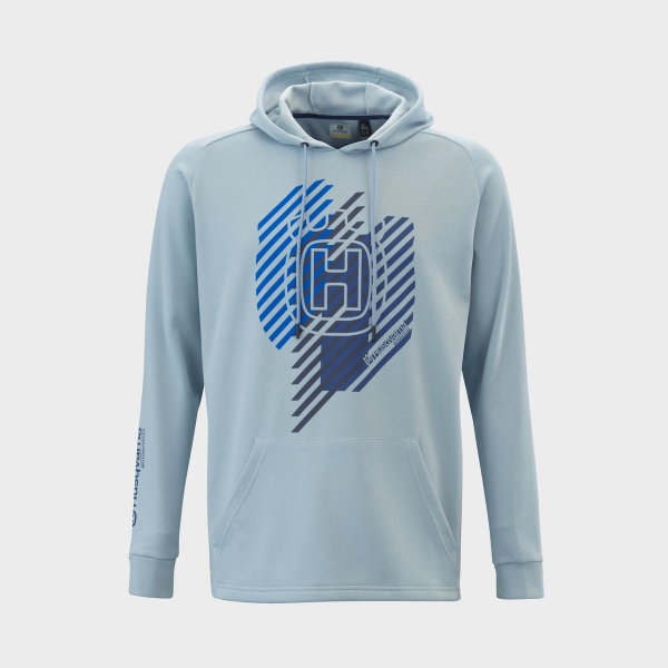SWEATSHIRT HUSQVARNA MOTORCYCLES REMOTE BLEU CLAIR