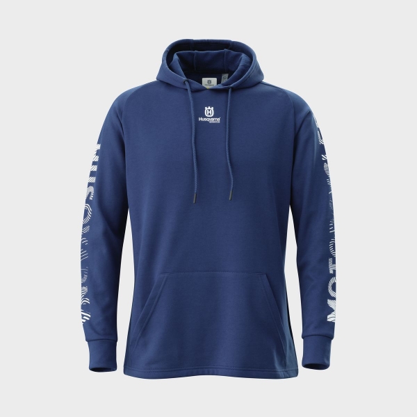 SWEATSHIRT HUSQVARNA MOTORCYCLES REMOTE BLEU