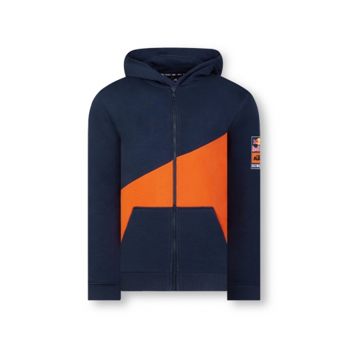 SWEATSHIRT ZIPPE CAPUCHE ENFANT RED BULL KTM RACING TEAM COLOURSWITCH