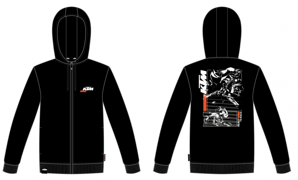 SWEATSHIRT ZIPPE CAPUCHE KTM BEAST ZIP 26