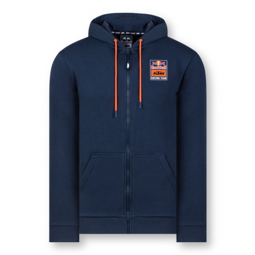 SWEATSHIRT ZIPPE CAPUCHE RED BULL KTM RACING TEAM BACKPRINT NAVY