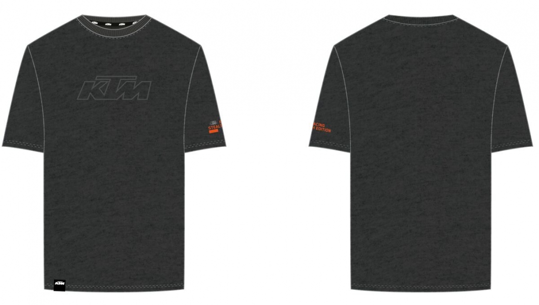 T-SHIRT KTM ESSENTIAL STEALTH DARK GREY MELANGE 26