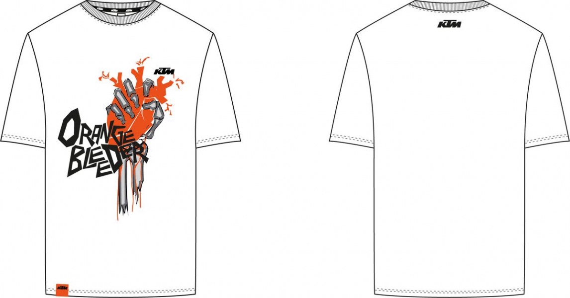 T-SHIRT KTM ORANGE BLEEDER 26