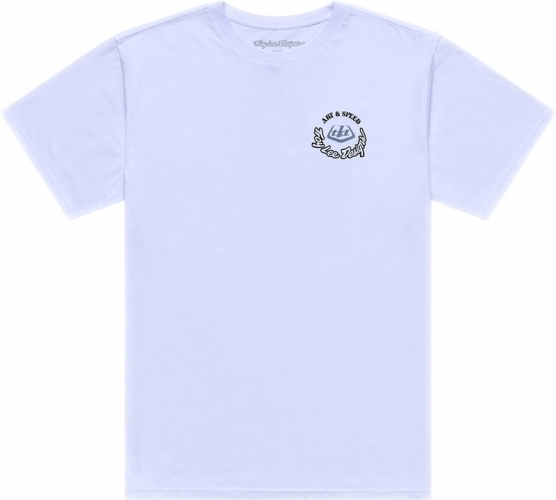 T-SHIRT TROY LEE DESIGNS CARB CLUB  BLANC