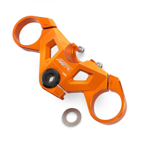 TE DE FOURCHE SUPPERIEUR ALLUMINIUM CNC ORANGE KTM 990 RC R 26-