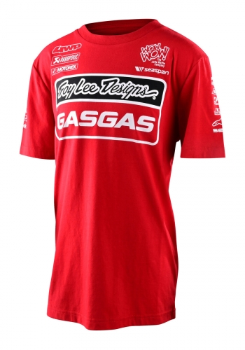 TEE SHIRT ENFANT GASGAS TROY LEE DESIGNS TEAM ROUGE