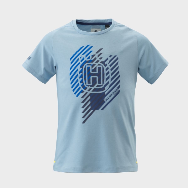 TEE SHIRT ENFANT HUSQVARNA MOTORCYCLES REMOTE BLEU