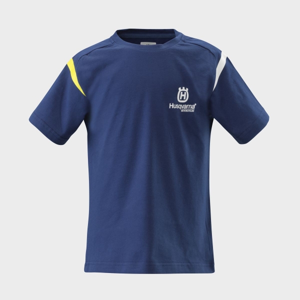 TEE SHIRT ENFANT HUSQVARNA MOTORCYCLES TEAM BLEU