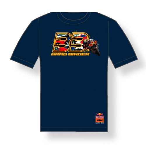 TEE SHIRT ENFANT RED BULL KTM MOTO GP BRAD BINDER 33