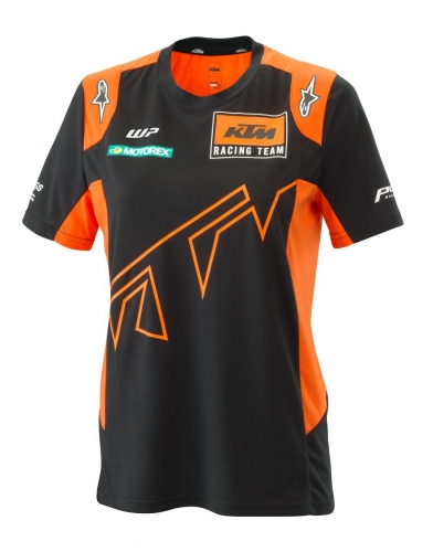 TEE SHIRT FEMME KTM ALPINESTARS TEAM NOIR