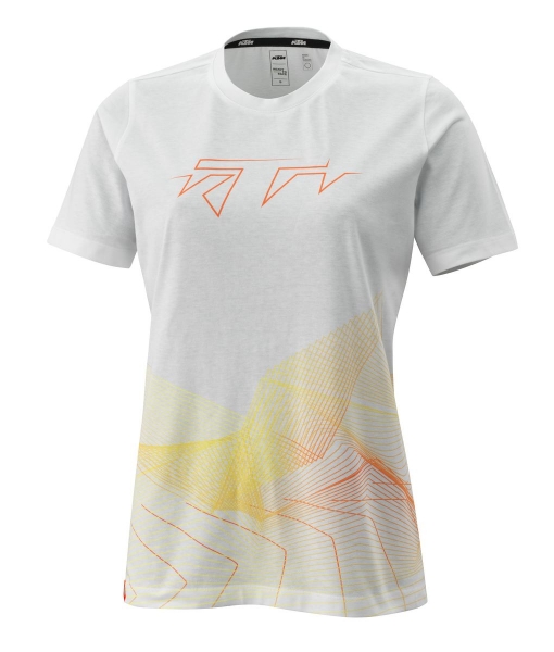 TEE SHIRT FEMME KTM GRAPHIC BLANC