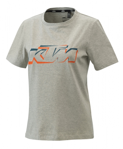 TEE SHIRT FEMME KTM LOGO GRIS