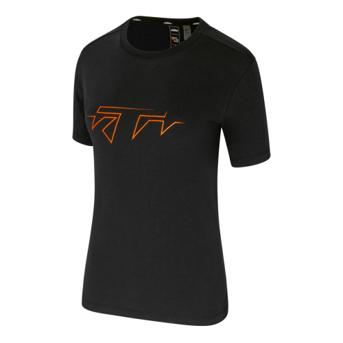 TEE SHIRT FEMME KTM LOGO NOIR