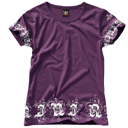 tee shirt femme ktm red bull purple