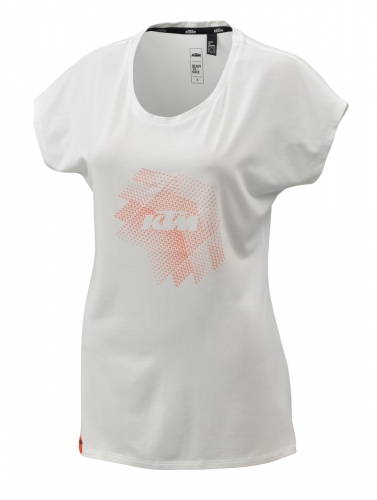 TEE SHIRT FEMME KTM STYLE BLANC 21