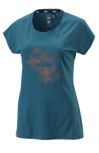 TEE SHIRT FEMME KTM STYLE BLEU 