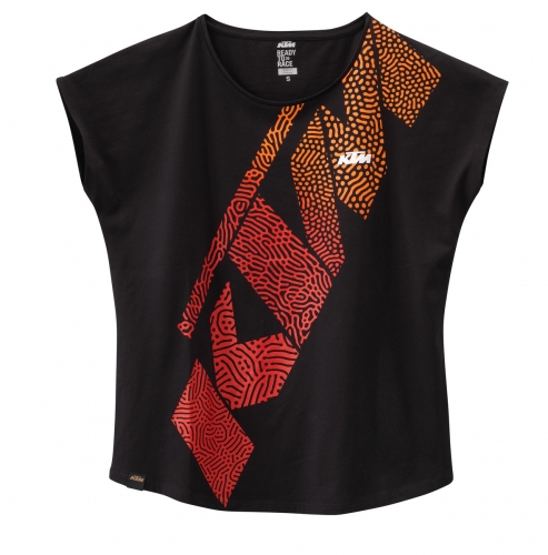 TEE SHIRT FEMME KTM VERT