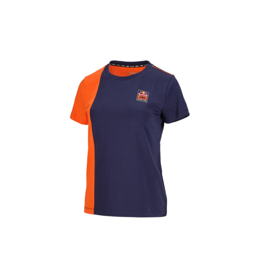 TEE SHIRT FEMME RED BULL KTM RACING TEAM APEX NAVY ORANGE