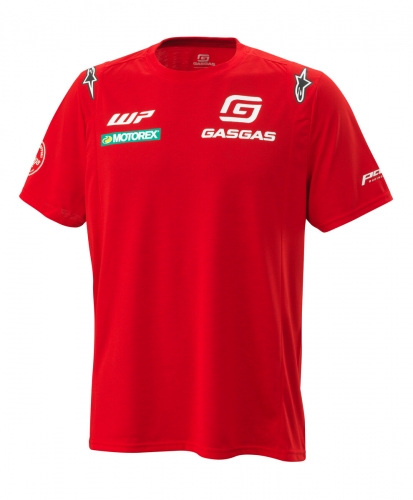 TEE SHIRT GASGAS ALPINESTARS TEAM ROUGE