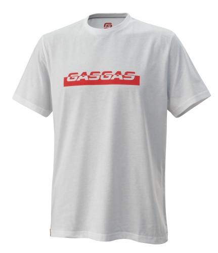 TEE SHIRT GASGAS VAMOS BLANC