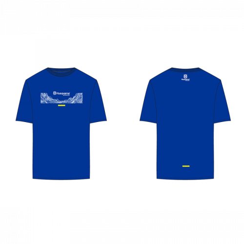 TEE SHIRT HUSQVARNA GOTLAND BLEU 25
