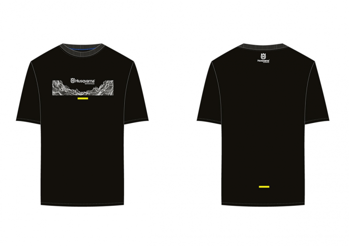 TEE SHIRT HUSQVARNA GOTLAND NOIR 25