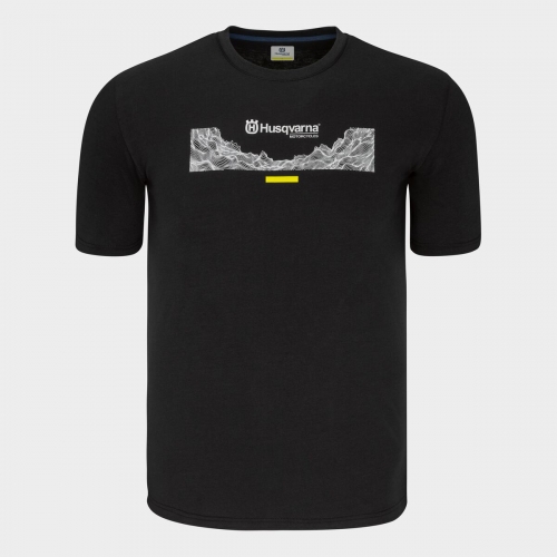 TEE SHIRT HUSQVARNA GOTLAND NOIR 25