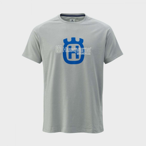 TEE SHIRT HUSQVARNA MOTORCYCLES ORIGIN GRIS