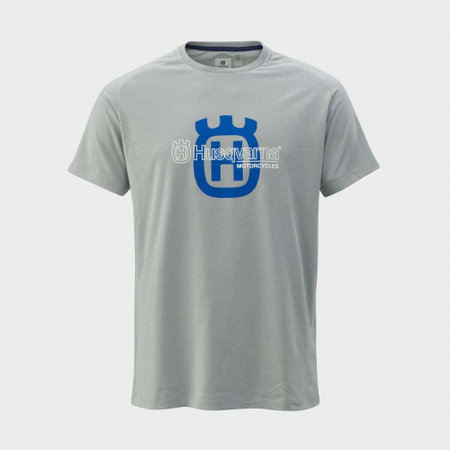 TEE SHIRT HUSQVARNA MOTORCYCLES Origin Tee Light Grey