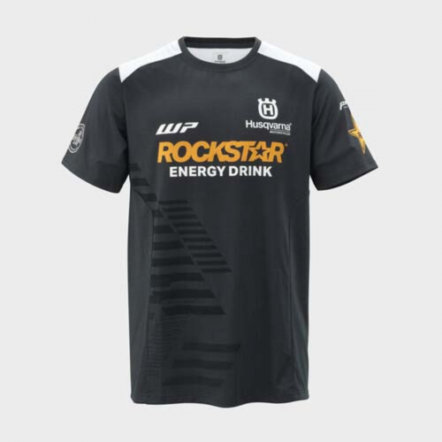 TEE SHIRT HUSQVARNA MOTORCYCLES ROCKSTAR REPLICA TEAM