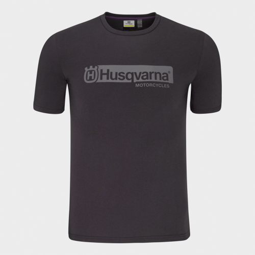 TEE SHIRT HUSQVARNA MOTORCYCLES ORIGINE BLEU MARINE