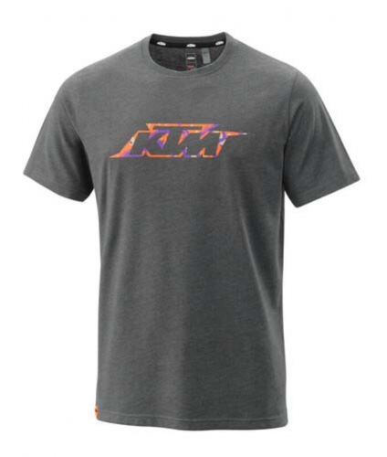 TEE SHIRT KTM CAMO DARK GREY MELANGE 24