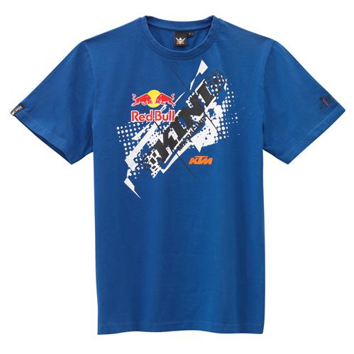 TEE SHIRT KTM KINI RED BULL CHOPPED BLEU