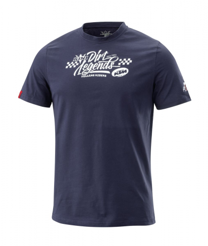 TEE SHIRT KTM KINI RED BULL DIRT SCRIPT NAVY