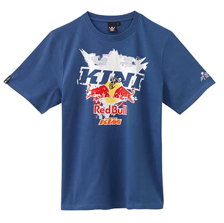 TEE SHIRT KTM KINI RED BULL INTERLACED BLEU