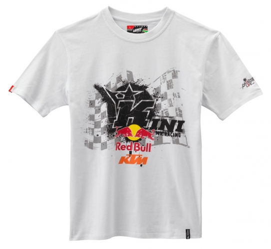 TEE SHIRT KTM KINI RED BULL OVERSPRAY BLANC