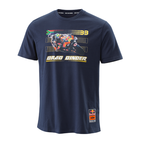 TEE SHIRT RED BULL KTM MOTO GP BRAD BINDER 33