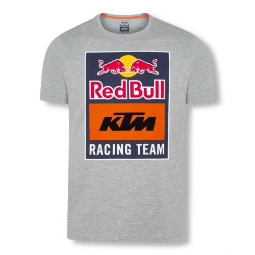 TEE SHIRT RED BULL KTM RACING TEAM EMBLEM GRIS