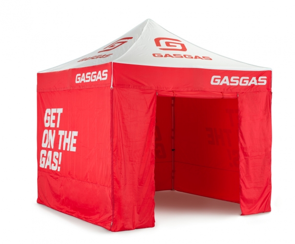 TENTE AVEC BACHES LATERALES PADDOCK GASGAS 3X3M 