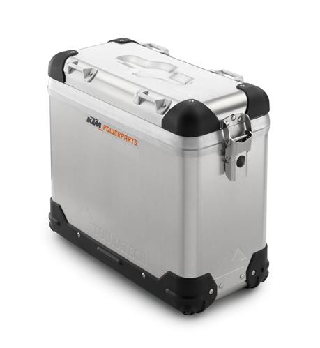 VALISE ALUMINIUM DROITE 31L KTM 790 ADVENTURE/R/R RALLY 19-20/ KTM 890 ADVENTURE/ R/ R RALLY 21/ 1050 ADVENTURE 15-16 / 1090 ADVENTURE/R 17-19/ 1190 ADVENTURE/R 13-16/ 1290 SUPER ADVENTURE 15-16/ 1290 SUPER ADVENTURE S/R/T 17-21