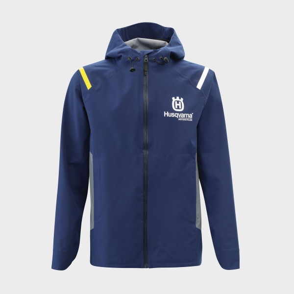 VESTE HUSQVARNA MOTORCYCLES TEAM HARDSHELL BLEU