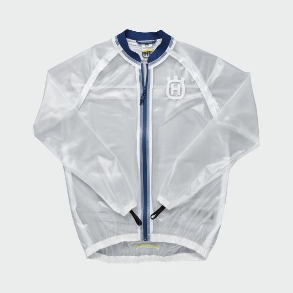 VESTE PLUIE MX HUSQVARNA MOTORCYCLES TRANSPARENT