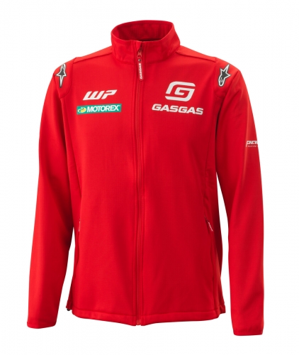 VESTE SOFTSHELL GASGAS ALPINESTARS TEAM ROUGE