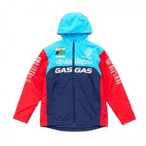 VESTE SOFTSHELL GASGAS TROY LEE DESIGNS TEAM PIT NAVY/ROUGE