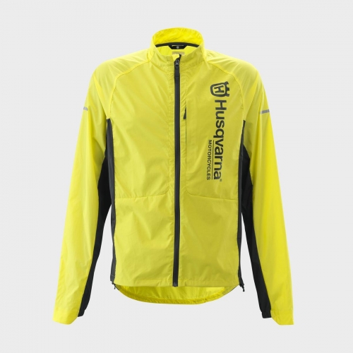 VESTE SPORT HUSQVARNA MOTORCYCLES ACCELERATE WINDBREAKER JAUNE